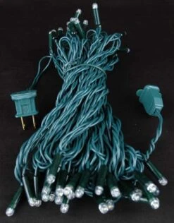 Blue LED Mini Christmas Lights 50 Bulb -Christmas Lights Series 0001861 blue led mini christmas lights 50 bulb