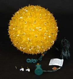 Yellow 100 Light Starlight Sphere 7.5" -Christmas Lights Series 0002219 yellow 100 light starlight sphere 75