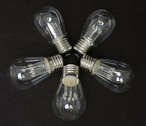 Warm White S14 LED Medium Base E26 Bulbs W/ 9 LEDs - 25pk 7 Warm White S14 LED Medium Base E26 Bulbs W/ 9 LEDs - 25pk - Image 7