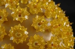 Gold 50 Light Mini Starlight Sphere 6" 11 Gold 50 Light Mini Starlight Sphere 6" -Christmas Lights Series 0003435 gold 50 light mini starlight sphere 6