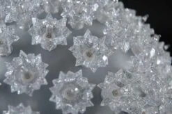 Silver 50 Light Mini Starlight Sphere 6" -Christmas Lights Series 0003454 silver 50 light mini starlight sphere 6