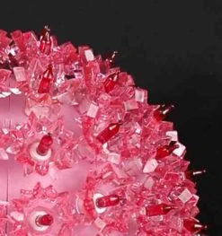 Pink 50 Light Mini Starlight Sphere 6" -Christmas Lights Series 0003458 pink 50 light mini starlight sphere 6