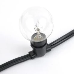 330' Black Commercial Grade Stringer On Candelabra (e12) Base Sockets -Christmas Lights Series 0005015 330 black commercial grade stringer on candelabra e12 base sockets