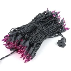 Purple Christmas Mini Lights 100 Light 50 Feet Long On Black Wire 7 Purple Christmas Mini Lights 100 Light 50 Feet Long On Black Wire -Christmas Lights Series 0005533 purple christmas mini lights 100 light 50 feet long on black wire