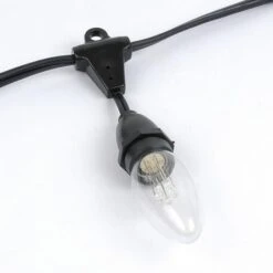 Pure White Smooth Glass C9 LED Bulbs - 25pk -Christmas Lights Series 0005608 pure white smooth glass c9 led bulbs 25pk