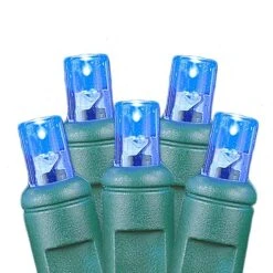 Blue LED Net Lights 4x6 Green Wire 7 Blue LED Net Lights 4x6 Green Wire -Christmas Lights Series 0006363 blue led net lights 4x6 green wire