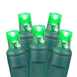 Green LED Net Lights 4x6 Green Wire -Christmas Lights Series 0006369 green led net lights 4x6 green wire