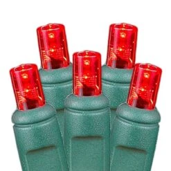 Red LED Net Lights 4x6 Green Wire 7 Red LED Net Lights 4x6 Green Wire -Christmas Lights Series 0006384 red led net lights 4x6 green wire