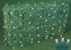 Warm White LED Net Lights 4x6 Green Wire -Christmas Lights Series 0006392 warm white led net lights 4x6 green wire