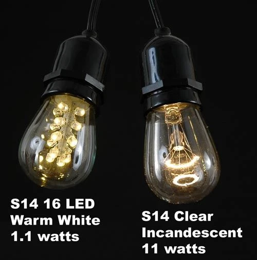 Multi S14 LED Medium Base E26 Bulbs W/ 9 LEDs - 25pk 5 Multi S14 LED Medium Base E26 Bulbs W/ 9 LEDs - 25pk - Image 5