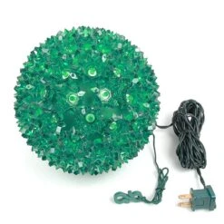 100 Green LED 7.5" Sphere 7 100 Green LED 7.5" Sphere -Christmas Lights Series 0007331 100 green led 75 sphere