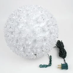 150 Warm White LED 10" Sphere -Christmas Lights Series 0007460 150 warm white led 10 sphere