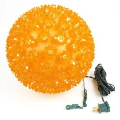 150 Orange LED 10" Sphere -Christmas Lights Series 0007472 150 orange led 10 sphere