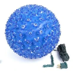 150 Blue LED 10" Sphere 7 150 Blue LED 10" Sphere -Christmas Lights Series 0007479 150 blue led 10 sphere
