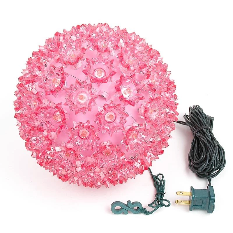 100 Pink LED 7.5" Sphere 3 100 Pink LED 7.5" Sphere - Image 3