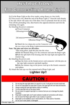 Yellow LED Rope Light Spool 150' 1/2" 2 Wire 120V -Christmas Lights Series 0008206 yellow led rope light spool 150 12 2 wire 120v