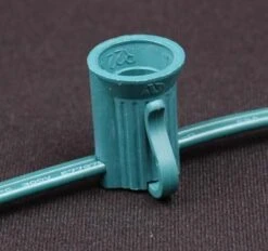 Premium Commercial Grade 10 Amp C7 1000' Spool 36" Spacing Green Wire -Christmas Lights Series 0008395 premium commercial grade 10 amp c7 1000 spool 36 spacing green wire