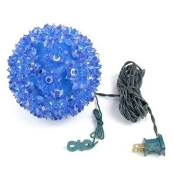 50 Blue LED 6" Sphere -Christmas Lights Series 0008789 50 blue led 6 sphere