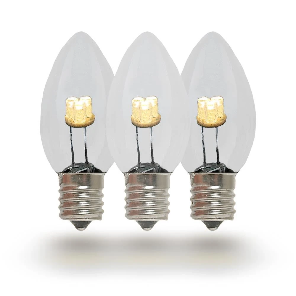 C7 - Warm White - Glass LED Replacement Bulbs - 25 Pack 3 C7 - Warm White - Glass LED Replacement Bulbs - 25 Pack - Image 3