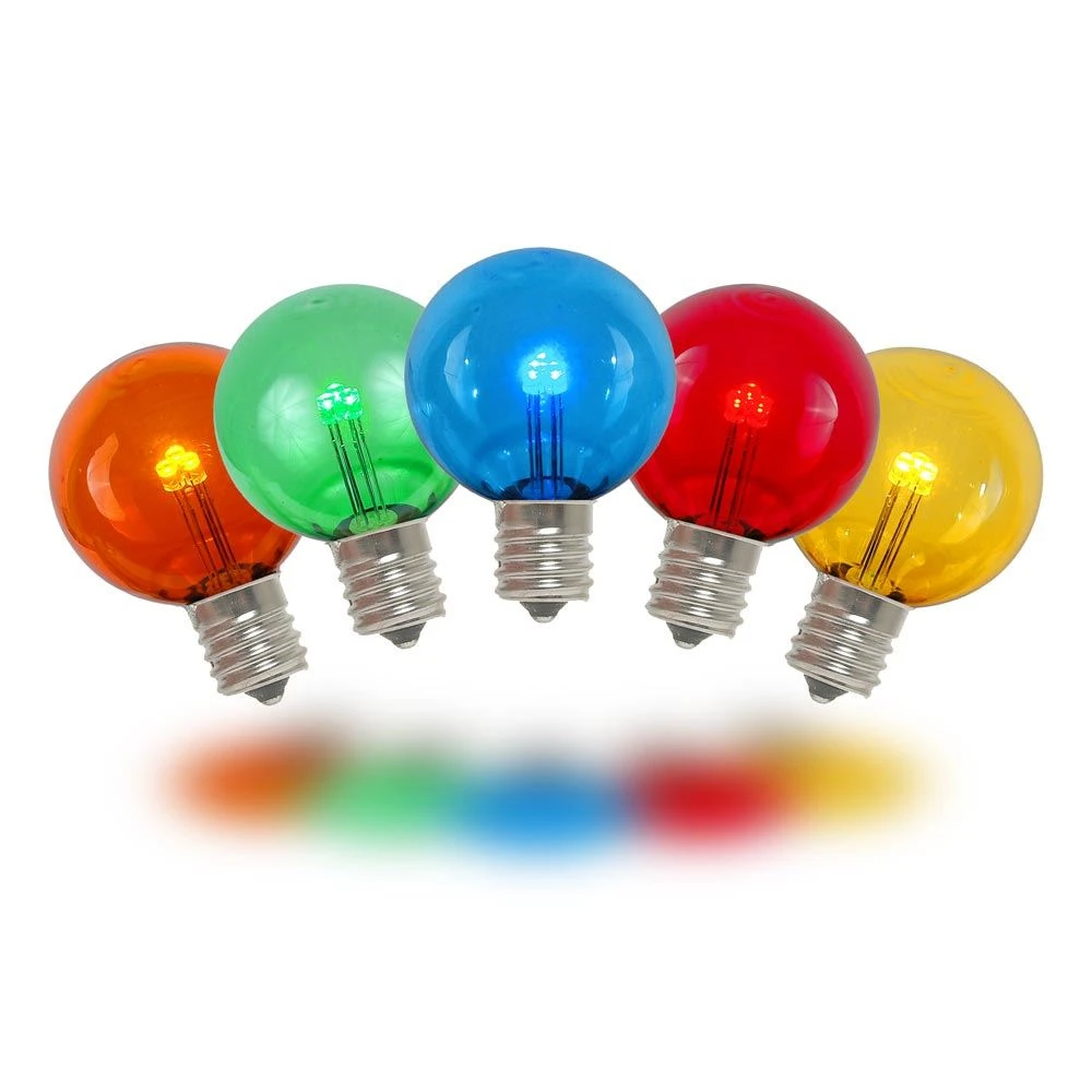 Multi - G30 Glass LED Replacement Bulbs - 25 Pack 3 Multi - G30 Glass LED Replacement Bulbs - 25 Pack - Image 3