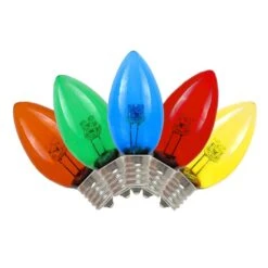 C7 - Multi Colored - Glass LED Replacement Bulbs - 25 Pack -Christmas Lights Series 0011105 c7 multi colored glass led replacement bulbs 25 pack