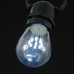 5 Pack Pure White S14 LED Medium Base E26 Bulbs W/ 9 LEDs -Christmas Lights Series 0011450 5 pack pure white s14 led medium base e26 bulbs w 9 leds