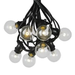 80 Warm White LED G50 Commercial Grade Intermediate Base Light Set -Christmas Lights Series 0011512 80 warm white led g50 commercial grade intermediate base light set