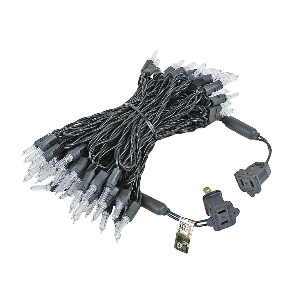 70 Light Traditional T5 Warm White LED Mini Lights Black Wire 6 70 Light Traditional T5 Warm White LED Mini Lights Black Wire - Image 6