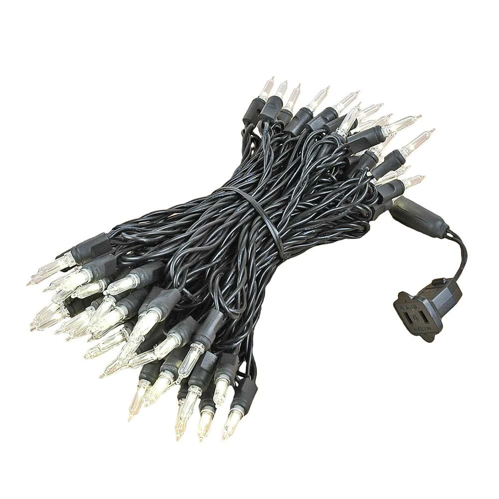 70 Light Traditional T5 Warm White LED Mini Lights Black Wire 2 70 Light Traditional T5 Warm White LED Mini Lights Black Wire - Image 2