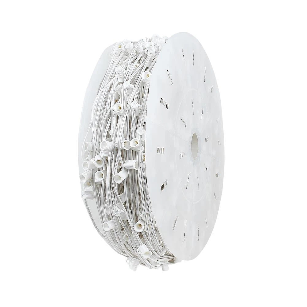 Premium Commercial Grade C7 1000 Spool 12" Spacing 8 Amp White Wire 2 Premium Commercial Grade C7 1000 Spool 12" Spacing 8 Amp White Wire - Image 2