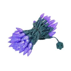 Purple 70 LED C6 Strawberry Mini Lights Commercial Grade On Green Wire 11 Purple 70 LED C6 Strawberry Mini Lights Commercial Grade On Green Wire -Christmas Lights Series 0014015 purple 70 led c6 strawberry mini lights commercial grade on green wire