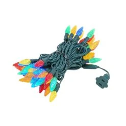 Multi 70 LED C6 Strawberry Mini Lights Commercial Grade On Green Wire 11 Multi 70 LED C6 Strawberry Mini Lights Commercial Grade On Green Wire -Christmas Lights Series 0014021 multi 70 led c6 strawberry mini lights commercial grade on green wire