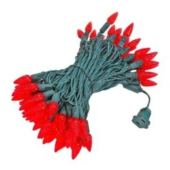 Red 100 LED C6 Strawberry Mini Lights Commercial Grade Green Wire 11 Red 100 LED C6 Strawberry Mini Lights Commercial Grade Green Wire -Christmas Lights Series 0014030 red 100 led c6 strawberry mini lights commercial grade green wire