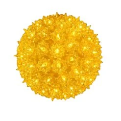 Christmas Lights Series -Christmas Lights Series 0014544 yellow 100 light starlight sphere 75