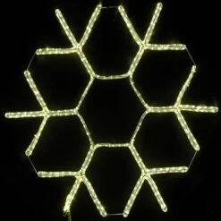 36" LED Snowflake Warm White 5 36" LED Snowflake Warm White -Christmas Lights Series 0014596 36 led snowflake warm white