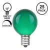 Green Satin G50 7 Watt Replacement Bulbs 25 Pack