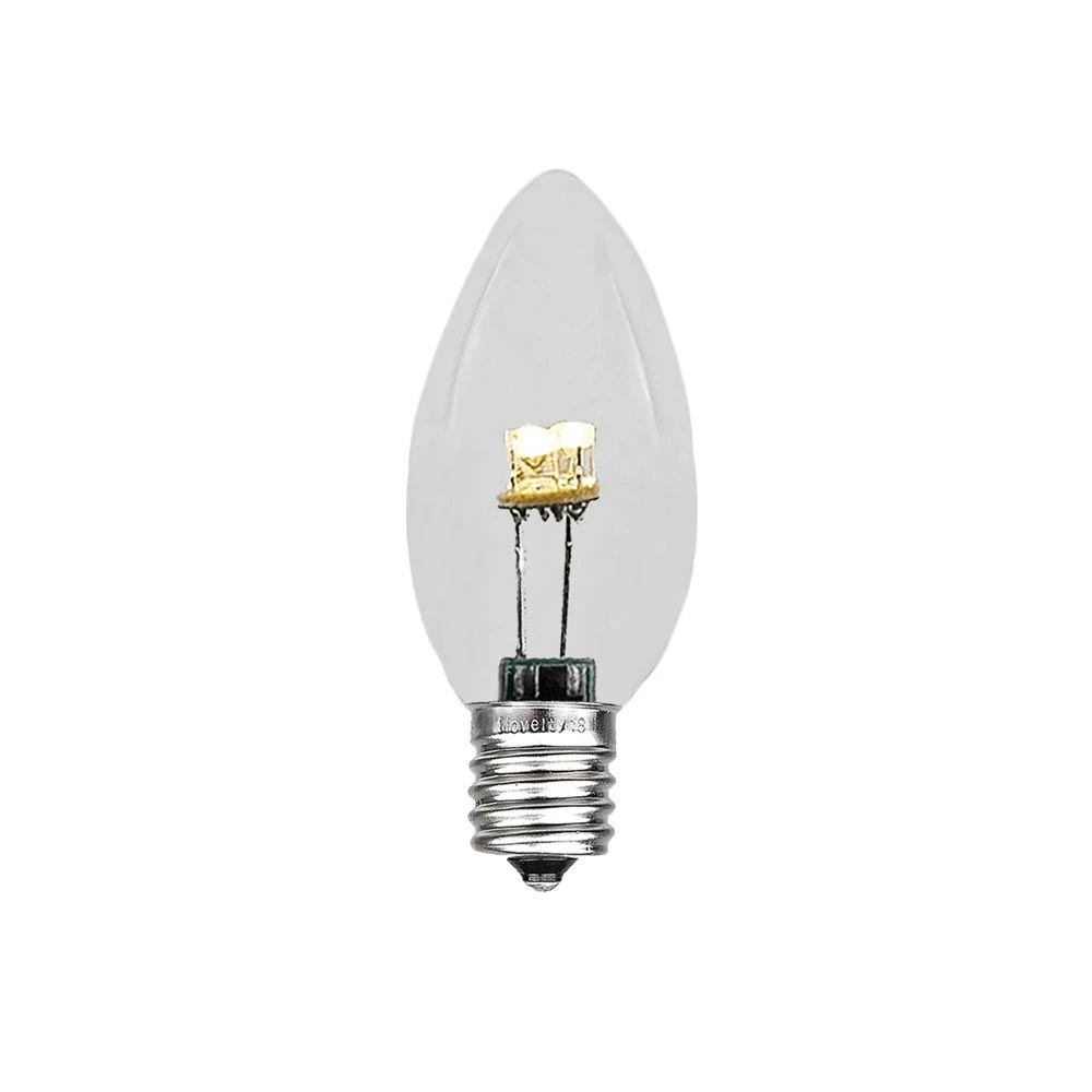 C7 - Warm White - Glass LED Replacement Bulbs - 25 Pack 6 C7 - Warm White - Glass LED Replacement Bulbs - 25 Pack - Image 6