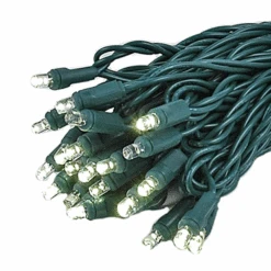 Twinkle LED Christmas Lights 50 LED Warm White 25' Long Green Wire -Christmas Lights Series 0015394 twinkle led christmas lights 50 led warm white 25 long green wire