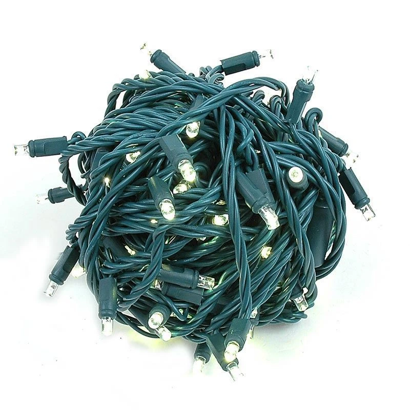 Coaxial 100 LED Warm White 4" Spacing Green Wire 5 Coaxial 100 LED Warm White 4" Spacing Green Wire - Image 5