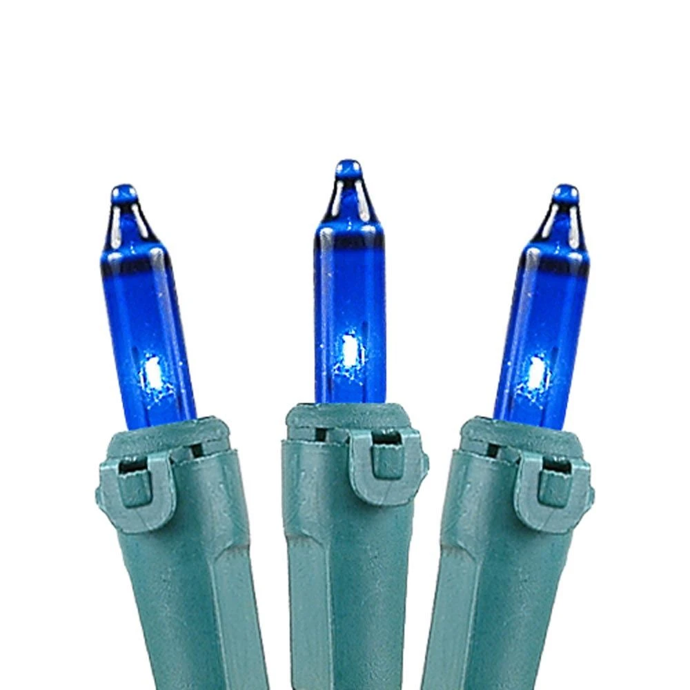 4' X 6' Super Bright Blue Net Lights - Green Wire 3 4' X 6' Super Bright Blue Net Lights - Green Wire - Image 3