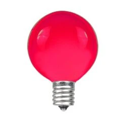 100 G40 Globe String Light Set With Pink Bulbs On Black Wire 12 100 G40 Globe String Light Set With Pink Bulbs On Black Wire -Christmas Lights Series 0018772 100 g40 globe string light set with pink bulbs on black wire