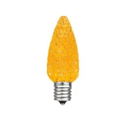 Amber C9 LED Replacement Bulbs 25 Pack -Christmas Lights Series 0019502 amber c9 led replacement bulbs 25 pack