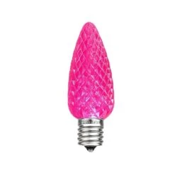 Pink C9 LED Replacement Bulbs 25 Pack 8 Pink C9 LED Replacement Bulbs 25 Pack -Christmas Lights Series 0019510 pink c9 led replacement bulbs 25 pack