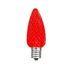 Red C9 LED Replacement Bulbs 25 Pack -Christmas Lights Series 0019512 red c9 led replacement bulbs 25 pack