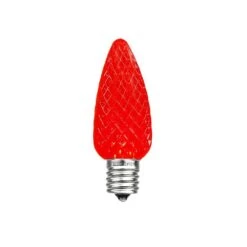 Red C7 LED Replacement Bulbs 25 Pack 5 Red C7 LED Replacement Bulbs 25 Pack -Christmas Lights Series 0019570 red c7 led replacement bulbs 25 pack
