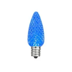 Blue C7 LED Replacement Bulbs 25 Pack -Christmas Lights Series 0019574 blue c7 led replacement bulbs 25 pack