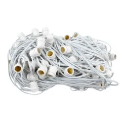 330' White Commercial Grade Stringer (E26 Base) -Christmas Lights Series 0020075 330 white commercial grade stringer e26 base