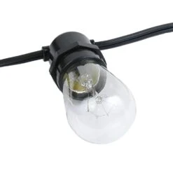 330' Black Commercial Grade Stringer (E26 Base) -Christmas Lights Series 0020082 330 black commercial grade stringer e26 base