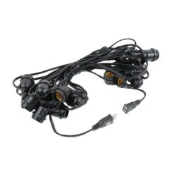 37.5' Black Commercial Grade Stringer (E26 Base) 9 37.5' Black Commercial Grade Stringer (E26 Base) -Christmas Lights Series 0020085 375 black commercial grade stringer e26 base