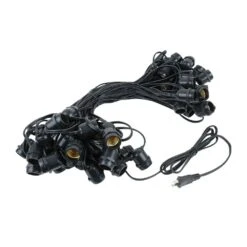 100' Black Commercial Grade Stringer (E26 Base) 9 100' Black Commercial Grade Stringer (E26 Base) -Christmas Lights Series 0020093 100 black commercial grade stringer e26 base